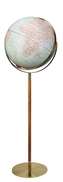 Standglobus beleuchtet Akku Antik 43cm Troika Akkuglobus 4024023072550