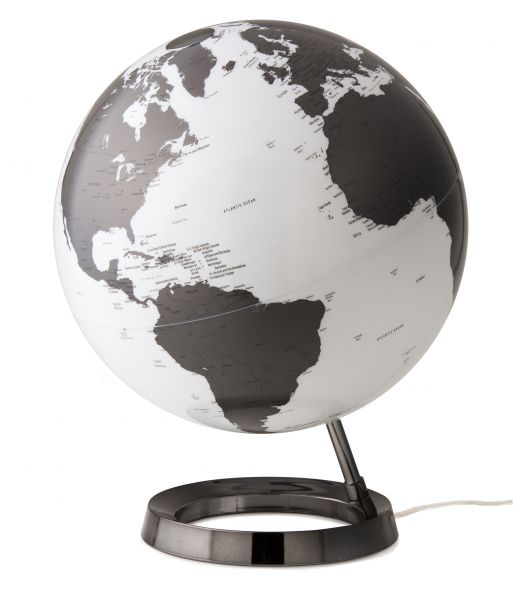 LCcharcoal Globe Globus Leuchtglobus schwarz black 8007239975552 Light colour
